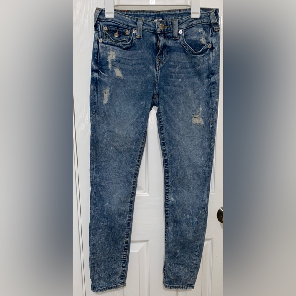 TRUE RELIGION WOMENS “SUPER SKINNY” JEANS SIZE 30